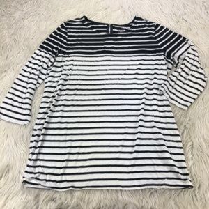 Jessica Simpson 3/4 Length Zip Front Nursing Top, XL